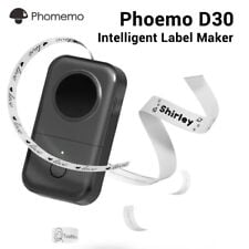 Phomemo D30 Mini Pocket Thermal Label Maker Machine Bluetooth Wireless Printer