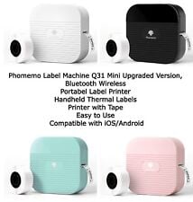 Phomemo Q31 Mini Bluetooth Label Maker, Thermal Label Printer Machine, Wireless