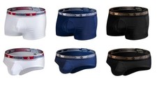 Puncher Briefs/Trunks Aussiebum Mens Underwear in White/Navy/Black