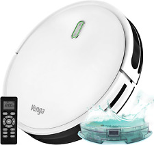 Venga! Robot Vacuum Cleaner with Mop, Easy to Use, 6 Cleaning Modes, Quiet VG BS