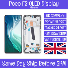 Xiaomi Poco F3 M2012K11AG OLED LCD Display Screen Touch Digitizer + Frame