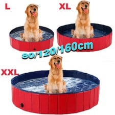 XX-Large Dog Pet Swimming Pool Heavy-duty Animal Cat Puppy Bath Tub Folding Pond