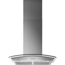 Zanussi ZFLX26A Chimney Hood 60cm with Curved Glass in Stainless Steel