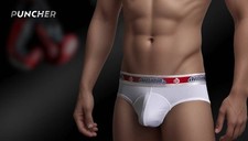 Aussiebum Underwear Puncher White Briefs All Sizes Mens Briefs Poss Gay Int