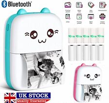 Mini Printer Pocket Thermal USB Bluetooth Phone Photos Label Printing Machine UK