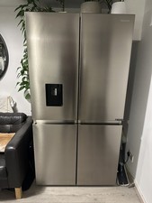Hisense RQ758N4SWSE 390/216L American Fridge Freezer - Stainless Steel