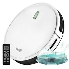 Venga! Robot Vacuum Cleaner with Mop, Easy to Use, 6 31.7 x 7.3 cm, White