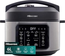 Hisense HMC6SBUK Electric Multi-Cooker 6L - 10 Programmes - Pressure Cooker New