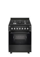 HYE Dual Fuel Cooker 60cm Single Oven, 4 Gas Burners Freestanding - C01FS60G17
