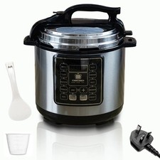 6L Smart Electric Pressure Cooker 11 Preset Programs Digital Multi-Cooker UK