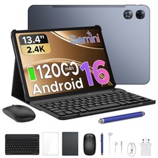2026 POCKAM P13 48GB+128GB Android 16 Tablet 13.4 inch Tablet 12000mAh Octa Core