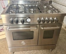 Bertazzoni AD90 5 MFE 90cm Dual Fuel Range Cooker 5 Burner Double Oven SS
