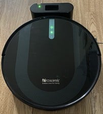 Proscenic 850T Robot Vacuum Cleaner in black Charging Port And Cable Included