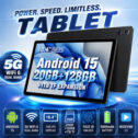 10.4 inch Tablet, Android 15 Tablet 20GB+128GB+1TB TF, 8-Core HD Dual Camera