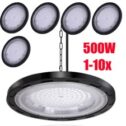 10PCS LED High Bay Light UFO Factory Workshop Warehouse Industrial Lights Lamp