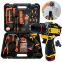 128x 2 Battery Cordless Drill Combi Driver High Power Electric Screwdriver Set