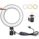 16/26/33 CM Ring Light USB Charge Selfie LED Lamp Dimmable Photography Ringlight
