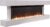 2021 New Premium Product 60inch White Wall Mounted Electric Fire Suite with 10 Colour Flames and Mantel (Pebbles, Logs and Crystals)