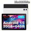 2026 Newest Android 15 Tablet 64GB ROM (1TB TF) 10 inch WiFi 5000mAh Dual Camera