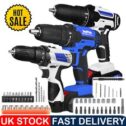 21V Cordless Drill Combi Driver High Power Electric Screwdriver Set Battery UK