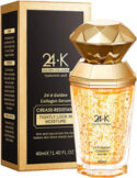24K Gold Serum for Face, 24K Gold Collagen Face Serum, Anti-Wrinkle Tightly Lock