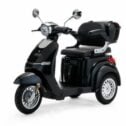 3 Wheeled ELECTRIC MOBILITY SCOOTER 1000W VELECO CRISTAL BLACK