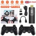4K HD Retro Game Console 64GB 40000+ Games 46 Emulators w/2 Wireless Controllers