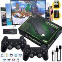 4K HD Retro Game Stick Console 20000+ Built in Games 2 Wireless Controller TV