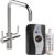 InSinkErator 3 in 1 Kitchen Tap 45153 | Tank Boiling | Standard Hot & Cold | Stainless Steel Effect