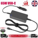 65W Laptop Car Charger USB C AC Adapter For Lenovo Yoga 11E Thinkpad X1 Carbon