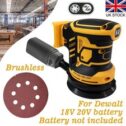 6 Speeds 125mm Brushless Random Orbital Sander Tool For Dewalt 18V 20V Battery