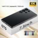 7.3" Smartphone mobile BLACK Unlocked Android 15 16GB RAM 1TB ROM Dual SIM 5G