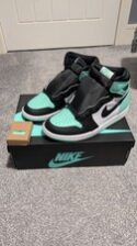 Air Jordan 1 High " Green Glow " .Brand New UK Size 7.5