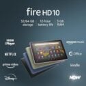 AMAZON FIRE HD 10 TABLET 11TH GENERATION ALEXA 10.1" HD DISPLAY 32GB WI-FI BLACK