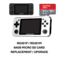 Anbernic RG351P/M OS 64GB Micro SD Card Upgrade - Plug & Play - SD CARD ONLY