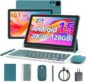 Android 15 Tablet 10 inch, 18GB RAM+128GB ROM/2TB Expandable, 2 in 1 Tablets wit
