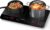 Aobosi Induction Hob | Double Induction Hotplate | Portable Electric Cooker with Sensor Touch Control Black Crystal Glass Plate Multiple Power Levels