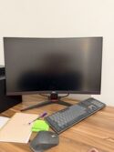 AOC C32G2ZE/BK 31.5" VA LCD Curved Gaming Monitor - Black