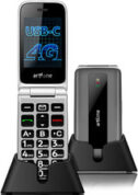 Artfone F30 4G Sim-Free & Unlocked Mobile Phones, Flip Phone, Basic Big Button M