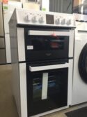 Bush DHBEDC50W 50cm Double Oven Electric Cooker - White (11401)
