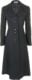 Busy Clothing Womens Black Long Wool Blend Coat
