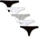 Calvin Klein Thongs 5 Pack Bag Panties Lightweight Underwear