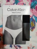 Calvin Klein 3 pack Bikini size 2XL Black cotton New In Box spring