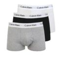 Calvin Klein Men's Low Rise Trunks Boxer Shorts Underwear - Pack of 3