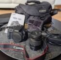 Canon EOS 100D Digital SLR Camera Kit + 18-55mm Lens, Bag, Charger & Manual