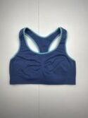 Champion Blue Sports Bra with Light Blue Trim XL