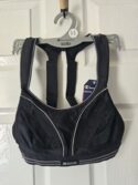 Champion Shock Absorber High Impact Black Sports Bra Extreme Bounce Control 32A