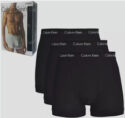 Cheapest!!! Men's Calvin Klein CK 3 Pack Trunk Boxer Brief, ALL BLACK
