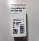 CoaguChek XS PT Test PST Strips 24 Pack Blood Sample White MPN 07671687019