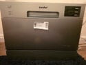 Comfee CDWMT602E2D-UK Compact Table Top Dishwasher Freestanding Silver